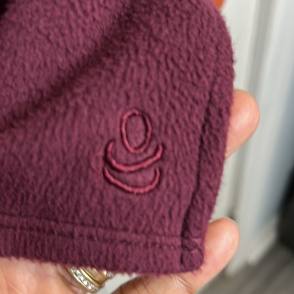 Cuddl Duds Women’s Fleece Sweatshirt/Pullover - Maroon & Orange - Size XL Tall - Picture 5 of 7